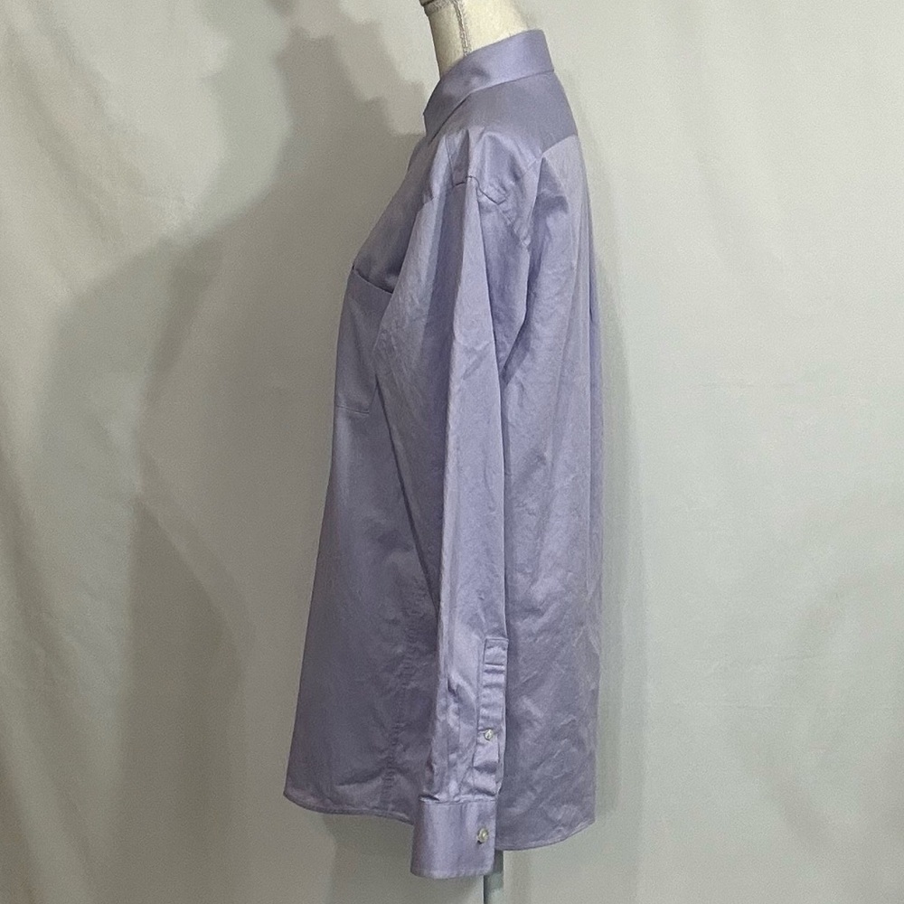 Michael Kors Purple Dress Shirt with Classic Button-Down Style - Picture 4 of 5